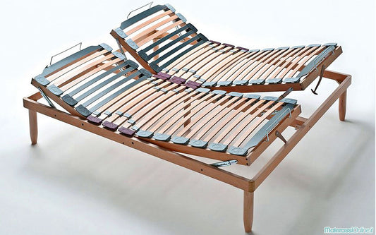 Rete letto matrimoniale con meccanismo relax separato