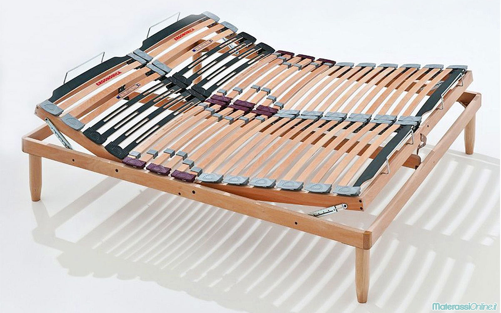 A Doghe Matrimoniale Reti Letto Con Alzata Manuale Rete Permaflex